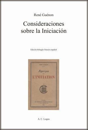 Consideraciones sobre la Iniciación